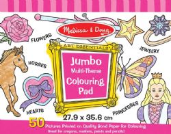 MELISSA AND DOUG - BLOC À COLORIER JUMBO - ROSE